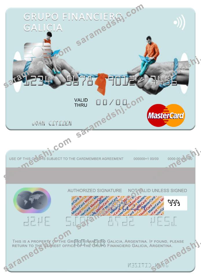 Argentina Grupo Financiero Galicia mastercard